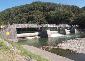 天竜川に掛かる大久保ダム